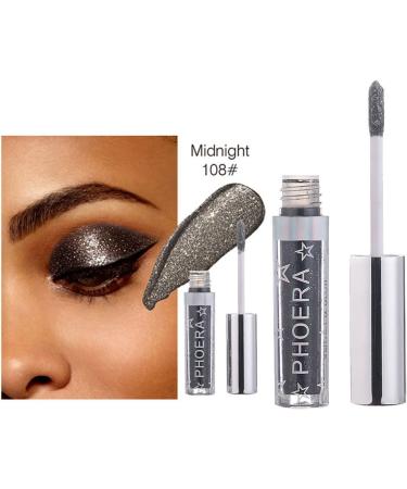 Katpost 12 Colors Liquid Eyeshadow Highlighter Makeup Powder Palette Eye Makeup Highlighter Eyeshadow Palette - Buy Online on GoSupps.com