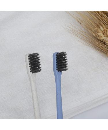 SUICRA Travel Toothbrush Set - 10 Pcs Soft Charcoal Handle for Family Oral Care - Portable & Stylish - Buy Online on GoSupps.com
