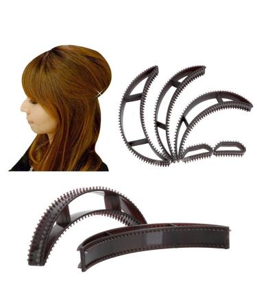 Frcolor Hair Bumpit - Volume Beehive Hair Bump Pad (Pack of 5 Black) for Effortless Style - International Shipping Available - Buy Online on GoSupps.com