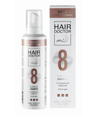 HAIR DOCTOR Eight Shampoo 200 ml to prevent split ends / better detangling / free of parabens, microplastics, dyes, plastics and silicones
