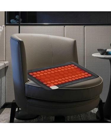 Far Infrared Heating Pad for Back - 23.5 x 16 with Jade & Tourmaline | Adjustable Temperature Soothing Pain Relief - Buy Online on GoSupps.com