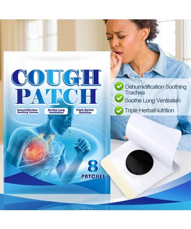 Cough Patch 40 Pcs Cough Relief Chest Cold Suppressant Sticker Acupoint Physiotherapy Pad - Buy Online on GoSupps.com