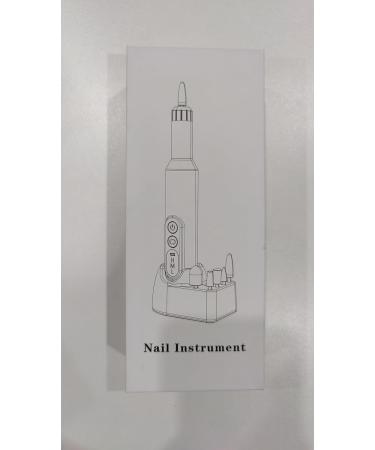Portable Electric Nail File 12 Drill Bits Rechargeable Base - Adjustable Speed Manicure & Pedicure Set for Acrylic & Gel Nails - Buy Online on GoSupps.com