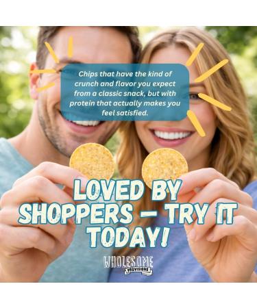 Protein Chips 15g Protein 3g Net Carbs Gluten Free Keto Snacks Low Carb Snacks Protein Crisps Keto-Friendly Made in USA (Sea Salt Vinegar 7 Pack) Sea Salt Vinegar 1.23 Ounce (Pack of 7) - Buy Online on GoSupps.com