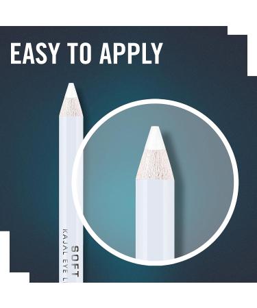 Rimmel London Soft Kohl Eyeliner - Pure White | Smudge-proof and Long-lasting - Buy Online on GoSupps.com