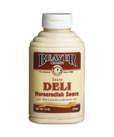 Beaver Brand Deli Horseradish Sauce, 12-Ounce Squeezable Bottle