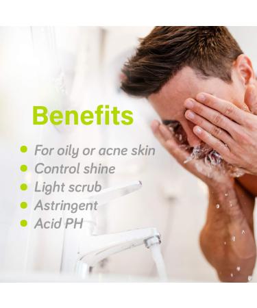 Pili Facial Cleanser with Witch Hazel & Calendula - Gentle Exfoliating Cleanser for All Skin Types | pH Balanced International Shipping Available - Buy Online on GoSupps.com