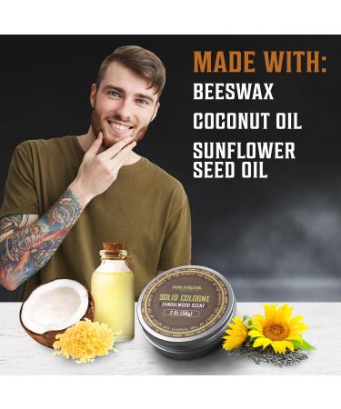 Viking Revolution Sandalwood Mens Solid Cologne Men 2 Oz - Men Solid Perfume with Sandalwood Cologne for Men - Balm Cologne for Mens Cologne Balm Travel Cologne Wax (1 pack Sandalwood) Sandalwood 2 Ounce (Pack of 1) - Buy Online on GoSupps.com