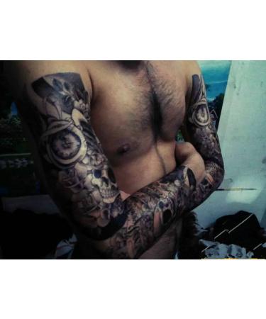 DaLin 4 Sheets Extra Large Full Arm Temporary Tattoos - Set 9 - Buy Online on GoSupps.com