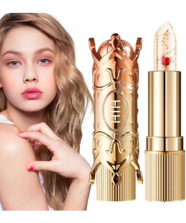  Jildouf Flower Jelly Color-Changing Lipstick Warm Fog-Sensitive Lip Balm - Nourishing Color-Changing Temperature Gelatin Lip Balm Flower Lipstick - Buy Online on GoSupps.com