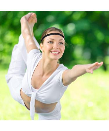 Elastic Sports Headbands - Thick Non-Slip 4 Pack for Women & Men | Durable Comfortable & Stylish - Buy Online on GoSupps.com