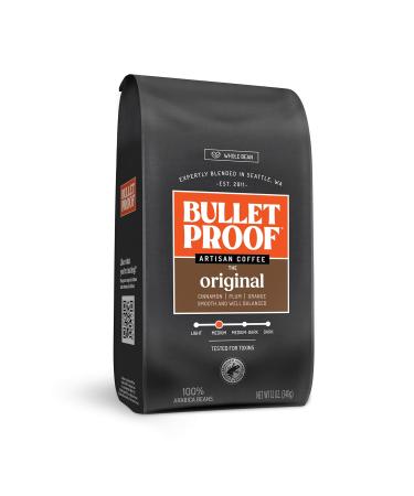 BulletProof Coffee The Original Medium Roast Whole Bean 12 oz (340 g) - Buy Online on GoSupps.com