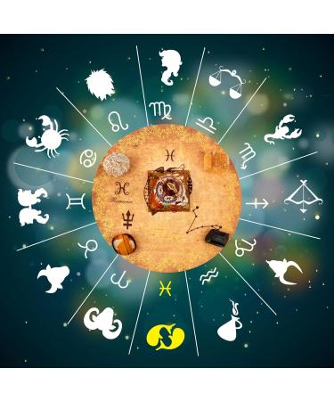 Vuuuuv Horoscope Orgon Pyramid & Fish Medicinal Crystal Gift Set | Zodiac Stones for Healing - Buy Online on GoSupps.com