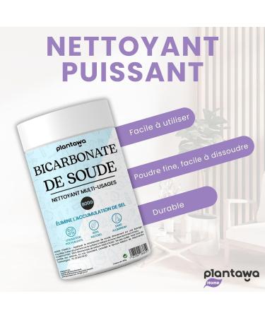Plantawa Baking Soda Cleaning 800g | Baking Soda for Home Cleaning Multi-Purpose: Stain Remover Whitening & Eliminating Odors & Grease Natural Origin & Pure. - Buy Online on GoSupps.com