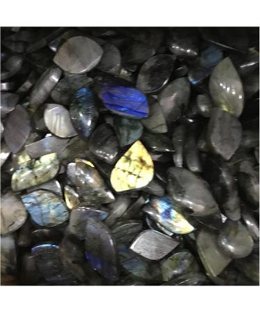 Natural Crystal Rough Nature Lightning Blue and Yellow Labradorite Stone Crystal Moonstone Rough Polished Crystal Jewelry Pendant Accessories Natural Stone Stone Mineral Specimen - Buy Online on GoSupps.com