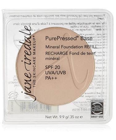 jane iredale PurePressed Base Mineral Foundation SPF17 Refill Radiant 1Pack (1 x 9.9 g) Radiant 9.9 g (1Pack)