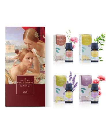 Abloom moon massage oil 4 x 10ml essential oil for aromatherapy massage hair care gift box gifts test rose jasmine lavender