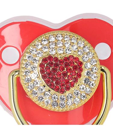 Comfortable Heart-Shaped Baby Nipple Set - Soothing & Sleep-Friendly - Red - Buy Online on GoSupps.com