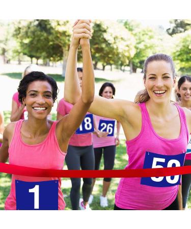 JenPen Running Bib Numbers with Safety Pins for Marathon Sports Competitor Numbers Paper Tags Waterproof Running Track and Field Competitor Numbers 6 x 7.5 Inch 100 1-100 Number - Buy Online on GoSupps.com