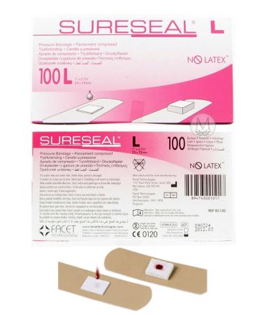 SureSeal Pressure Bandages (Size Large) (Box of 100)