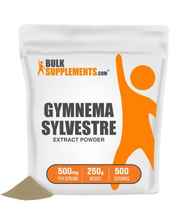 BULKSUPPLEMENTS.COM Gymnema Sylvestre Extract Powder - Herbal Supplement Powder from Gymnema Leaf - 500mg of Gymnema Extract per Serving Gluten Free (250 Grams - 8.8 oz) 8.82 Ounce (Pack of 1)