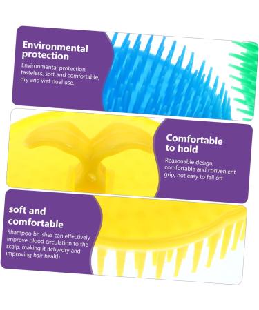 Tovinanna 12-Piece Massage Shampoo Brush Set - Light Scalp Washer & Comb for Anti-Itching Hair Care | Exquisite Cleaning & Massage Hairbrushes for Healthy Hair - Buy Online on GoSupps.com