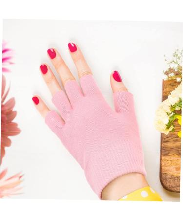 Healeved 4 Pairs Gel Gloves Fingerless Women Moisturizing Gloves Hand Moisturizer Gloves Hand Moisturising Gloves Cotton Moisturising Gloves for Knitting Miss Skin Care Pink Cosmetic - Buy Online on GoSupps.com