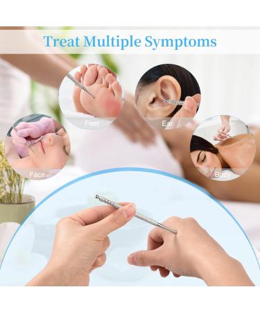 Acupressure Pen Set - Stainless Steel Meridian Rods & Balls | 2-Piece Acupuncture Sticks for Effective Acupressure - Buy Online on GoSupps.com