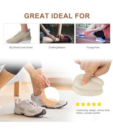 Riootlnm Tongue Pads for Shoes - Comfort Heel Grips & Inserts for Loose Shoes - Pain Relief & Cushioning - Multicolor - Buy Online on GoSupps.com
