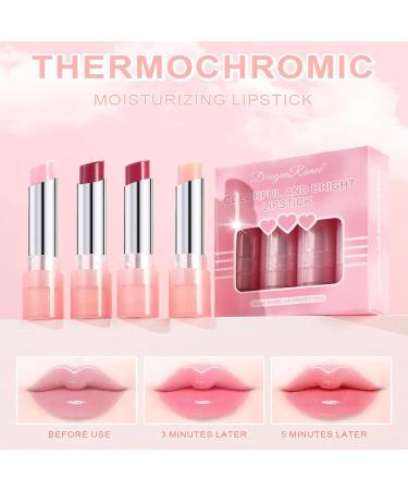 Color Changing Lipstick - Tinted Glass Moisturizing Lip Balm - Pink pH Magic Lipstick - Long Lasting Moisturizing Lip Gloss - Tinted Lip Balm for Women - Buy Online on GoSupps.com