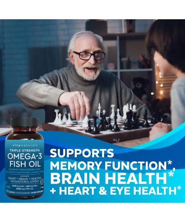 Viva Naturals Omega 3 Fish Oil - 90 Softgels | High Potency Omega-3 Supplement - Buy Online on GoSupps.com