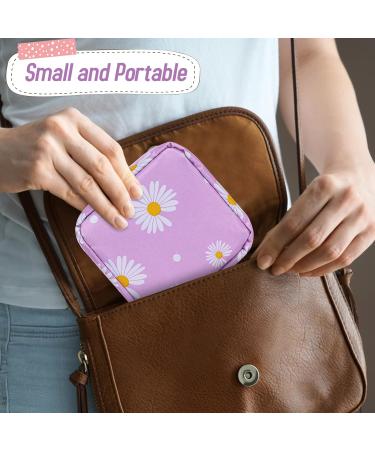 KALIONE 3 Pack Sanitary Napkin Storage Bag | Reusable Menstrual Cup Pouch for Women | Daisy Print | Portable & Zippered | Ideal for Office, School, Travel - Buy Online on GoSupps.com
