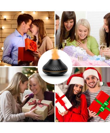 Ranjima Flame Diffuser - 7 Color Aroma Lamp & Humidifier | Waterless Auto Power-Off | Perfect for Home Bedroom Yoga & Office - Buy Online on GoSupps.com