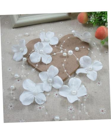 minkissy Pearl Fabric Headband Bride White Korean Headband Wedding Hair Accessories - Buy Online on GoSupps.com