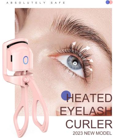 Zupora Heated Eyelash Curler - Electric Handheld Curler for All Eye Shapes | 2 Heating Modes Rechargeable Long-Lasting Curl & Lash Comb - Pink - Buy Online on GoSupps.com