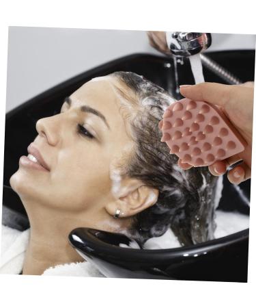 Healeved Bath Brush & Laundry Collector - Pink Silica Gel Shampoo & Dog Scrubber Comb (8.5x7cm) | International Shipping Available - Buy Online on GoSupps.com