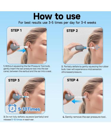 Ears Pressure Relief for Airplane Travel Essentials, Gifts for Men Women Who Like Travel as Christmas Gift, Stocking Stuffer, Gray - Buy Online on GoSupps.com