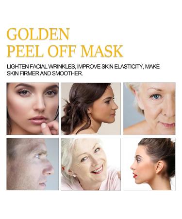 Gold Foil Peel-Off Mask | 98% Gold Anti-Aging Facial Mask for Deep Cleansing & Fine Line Reduction | Ideal for All Skin Types - Buy Online on GoSupps.com