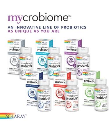 Solaray Mycrobiome Probiotic for Women - 50 Billion CFU, 30 Enteric VegCaps - Buy Online on GoSupps.com
