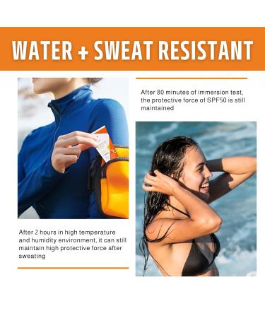 Buy Vitamin C Sunscreen SPF 50 - Moisturizing Face & Body Lotion with Niacinamide | Water & Sweat Resistant Protection - Buy Online on GoSupps.com