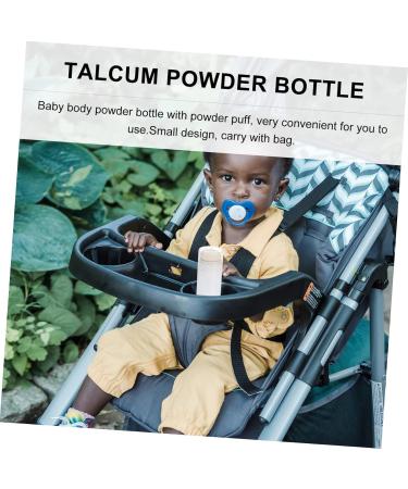 1pc Compact Baby Container with Puff Powder Dispenser Small Container Hat Loose Powder Suit Mini Cosmetic Baby Care Powder Pouf Pp - Buy Online on GoSupps.com