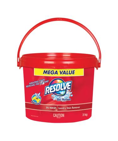 Resolve Oxi-Action Ultimate Laundry Stain Remover In-Wash Powder Mega Value Pack 3 kg Oxi-Action Stain Remover