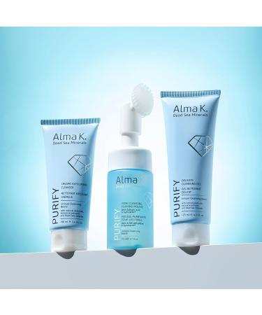 Alma K Pore Cleansing Foaming Mousse - Gentle Face Cleanser for Women - Hydrating Facial Cleanser with Salicylic Acid - Face Wash for Women - 3.7 Fl oz - Buy Online on GoSupps.com