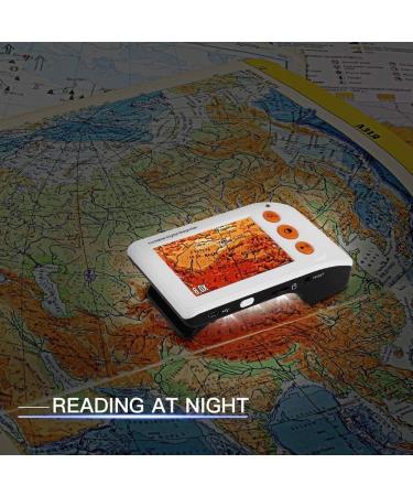 Eyoyo Portable Electronic Video Magnifier Reading Aid 3.5 LCD Screen 2x-25x Zoom - Ideal for Low Vision - Available in Yellow, Blue, White, and Black - Buy Online on GoSupps.com