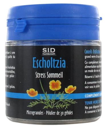 SID NUTRITION S.I.D Nutrition Stress Sleep Escholtzia 30 Capsules