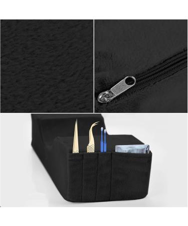 Ohhgo Eyelash Cake & U-Shape Memory Foam Pillow - Extra Soft Ergonomic Neck Pillow for Eyelash Extensions & Makeup - Flannel Beauty Salon Essential - Buy Online on GoSupps.com