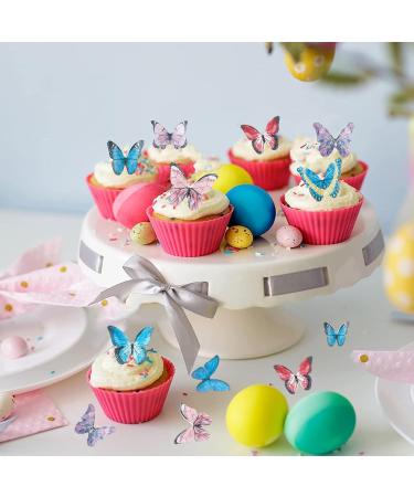 Shop 40 Edible Butterflies for Cake Decoration | Tortendeco Edible Tart Decorations - Buy Online on GoSupps.com