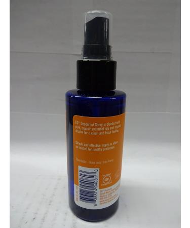 EO Organic Deodorant Spray Citrus 4 Fluid Ounce Citrus 4 Fl Oz (Pack of 1) - Buy Online on GoSupps.com