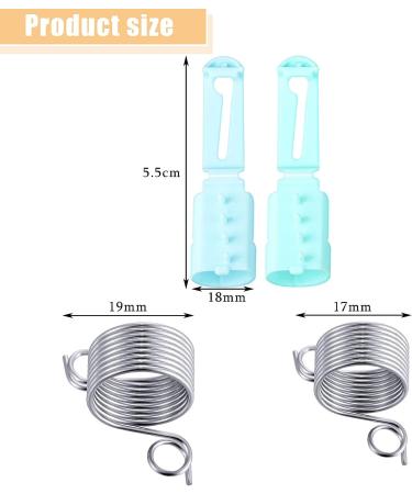 Yarn Guide Finger Holder Set - Adjustable Knitting Crochet Loop Rings with 6 Metal and Plastic Guides - Crafting Tools for Knitting, Quilting, Sewing - Buy Online on GoSupps.com