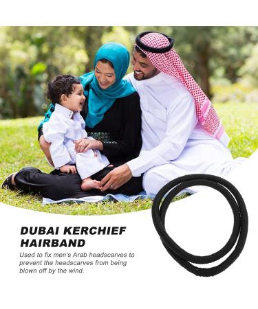 SOIMISS Male Arab Shemagh Headband - Desert Turban Keffiyeh Hijab for Men | East Headscarf Costume | Dubai Muslim Middle Scarf - Buy Online on GoSupps.com